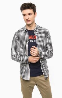 Приталенная рубашка в клетку Tom Tailor Denim