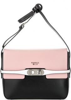 Кожаная сумка через плечо Tosca BLU