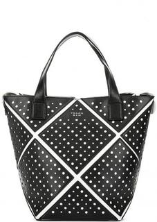 Сумка с короткими ручками и широким плечевым ремнем Tosca BLU