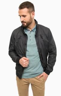 Синяя куртка на молнии с карманами Lerros