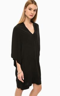 Короткое черное платье свободного кроя Drykorn
