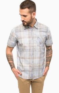 Рубашка в клетку с нагрудным карманом Lerros