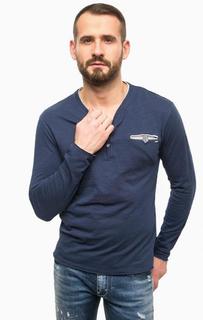 Хлопковая футболка с треугольным вырезом Gas