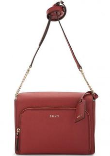Сумка через плечо из сафьяновой кожи Dkny