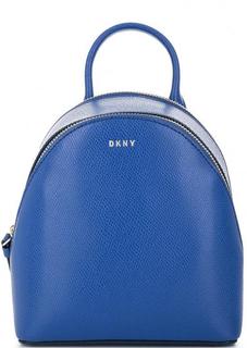 Маленький кожаный рюкзак на молниях Dkny