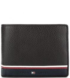 Кожаное портмоне с двумя отделами для купюр Tommy Hilfiger