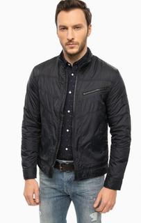 Легкая куртка на молнии синего цвета Jack & Jones