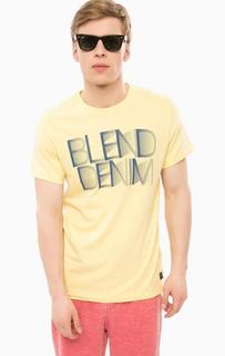 Желтая футболка с короткими рукавами Blend