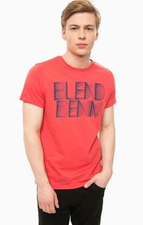 Красная футболка с короткими рукавами Blend