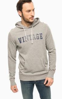 Серая толстовка с капюшоном Jack & Jones