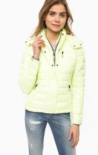 Куртка салатового цвета с капюшоном Superdry