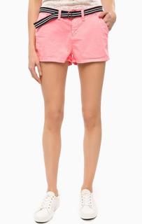 Короткие шорты цвета фуксии Superdry