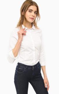 Белая приталенная рубашка Gas