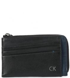 Кожаная визитница на молнии Calvin Klein Jeans