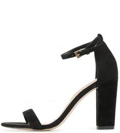 Замшевые босоножки на устойчивом каблуке Aldo