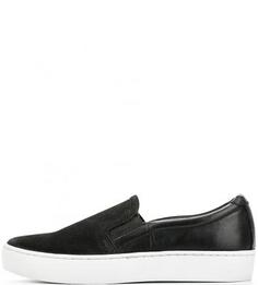 Черные слипоны из нубука Vagabond