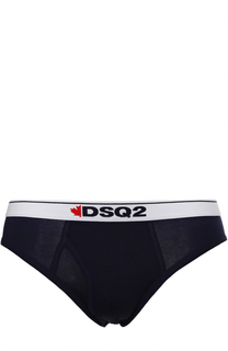 Хлопковые хипсы с широкой резинкой Dsquared2