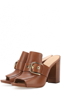 Кожаные мюли Cooper с пряжкой MICHAEL Michael Kors