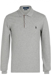Хлопковое поло с длинными рукавами Polo Ralph Lauren