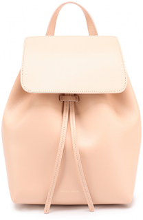 Кожаный рюкзак с клапаном Mini Backpack Mansur Gavriel