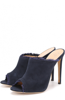 Замшевые мюли с бахромой Giuseppe Zanotti Design