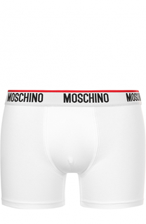 Хлопковые боксеры с широкой резинкой Moschino