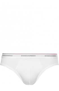 Хлопковые брифы с широкой резинкой Dsquared2