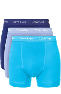 Комплект из трех хлопковых боксеров с широкой резинкой Calvin Klein