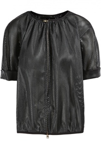 Кожаная куртка Giorgio Armani