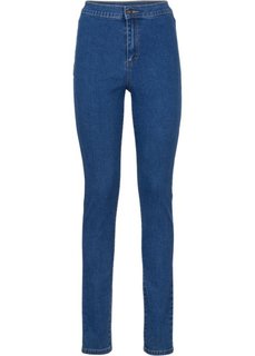 Абсолютный хит: джинсы Skinny с завышенной талией (голубой) Bonprix