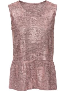 Топ с блестящим отливом (нежно-коралловый) Bonprix