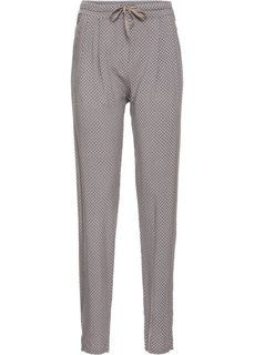 Брюки (песочный с узором) Bonprix