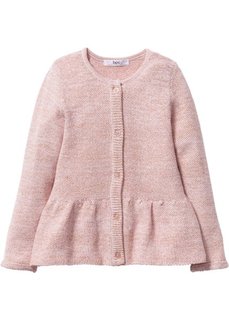 Кардиган с блестками (нежно-розовый/золотистый) Bonprix