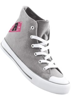 Высокие кеды (светло-серый) Bonprix