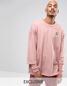Розовый свитшот с двухслойными рукавами Puma эксклюзивно для ASOS - Розовый