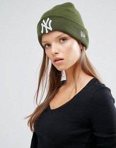 Шапка-бини с логотипом New Era NY - Зеленый