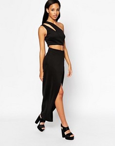 Платье макси из 2 частей ASOS - Кремовый
