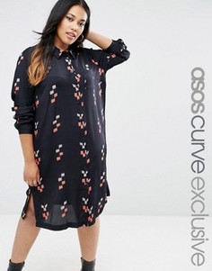 Платье-рубашка ASOS CURVE - Мульти