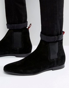Замшевые ботинки челси BOSS By Hugo Boss Paris - Черный