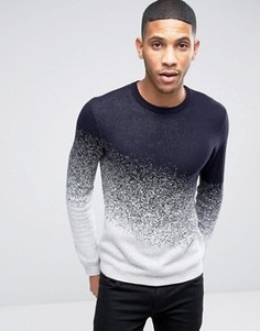 Джемпер с эффектом выцветания ASOS - Темно-синий