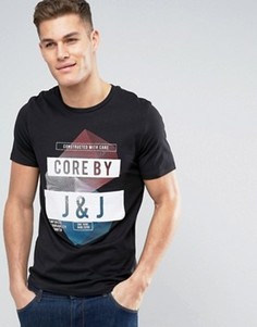 Футболка с логотипом Jack &amp; Jones - Черный