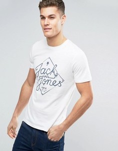 Футболка с логотипом Jack &amp; Jones - Белый