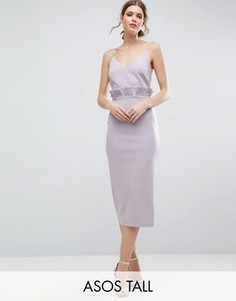 Платье-футляр миди ASOS TALL - Фиолетовый