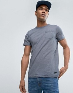 Футболка в тонкую полоску Brave Soul - Темно-синий