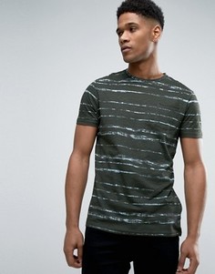 Футболка в полоску Brave Soul - Зеленый