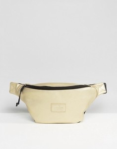 Золотистая сумка-кошелек на пояс из искусственной кожи ASOS - Золотой