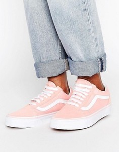 Персиковые кроссовки Vans Classic Old Skool - Мульти