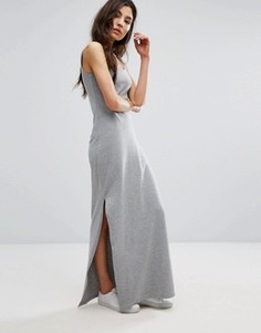 Трикотажное платье макси Vila - Серый