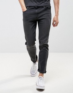 Черные выбеленные джинсы слим LDN DNM - Черный