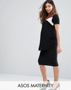 Юбка-карандаш в строгом стиле ASOS Maternity - Черный